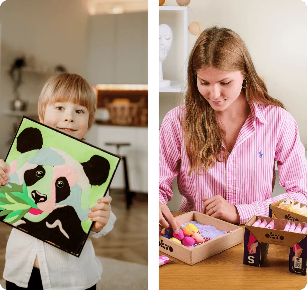 OKTO Sensory Art – steht für Kreativität, die für die ganze Familie spannend und nützlich ist